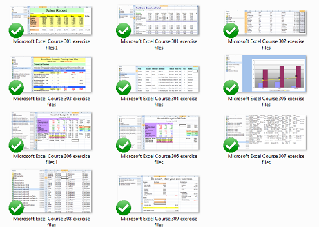Microsoft Excel Training Course exercise files
